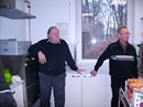 in der Küche: K.H.Nartmann und A.Symann