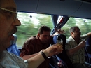 Winzerfest Weinbauort Dernau / Ahr: Rückfahrt im Bus - Prost