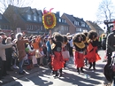 Der Karnevalszug an der Pauluskirche