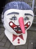 Clown - Kopf -Klicke und Bild erscheint in Farbe und Größer