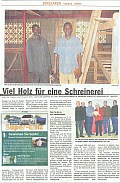 Spendenübergabe Friedensdorf -Klicke und Bild erscheint in Farbe und Größer