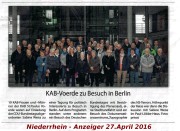 Niederrhein-Anzeiger vom 27.4.2016 -Klicke und Bild erscheint Größer