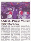 Niederrhein Anzeiger Artikel vom 09.01.2008 -Klicke und Bild erscheint in Farbe und Größer