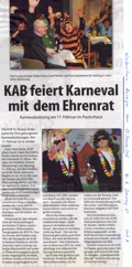 Niederrheinanzeiger Innenteil Artikel vom 25.01.2012 -Klicke und Bild erscheint in Farbe und Größer